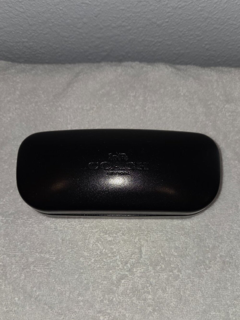 COACH New York Black Hard Clamshell Eyeglass Sunglasses Case Only